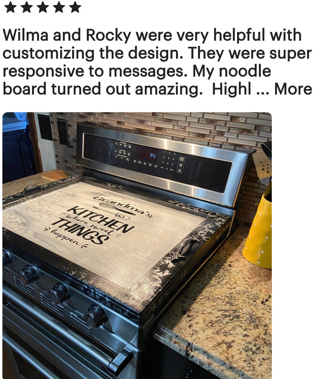 Tray Stove Top Cover/Gas stove cover,Wooden stove top cover,rv stove cover, glass stove cover wood/Custom cooktop cover,Toille Wash finish